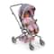 Badger Basket Gray & Pink Daydream Multi-Function Single Doll Pram & Stroller